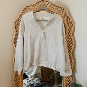 FREE WITH PURCHASE OF FP ITEM! Free People Button Snap Sweater